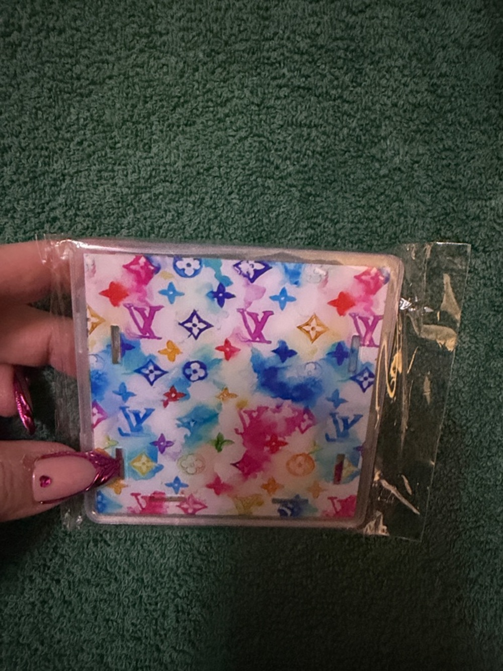 Colorful Monogram Pen Holder- Multicolor